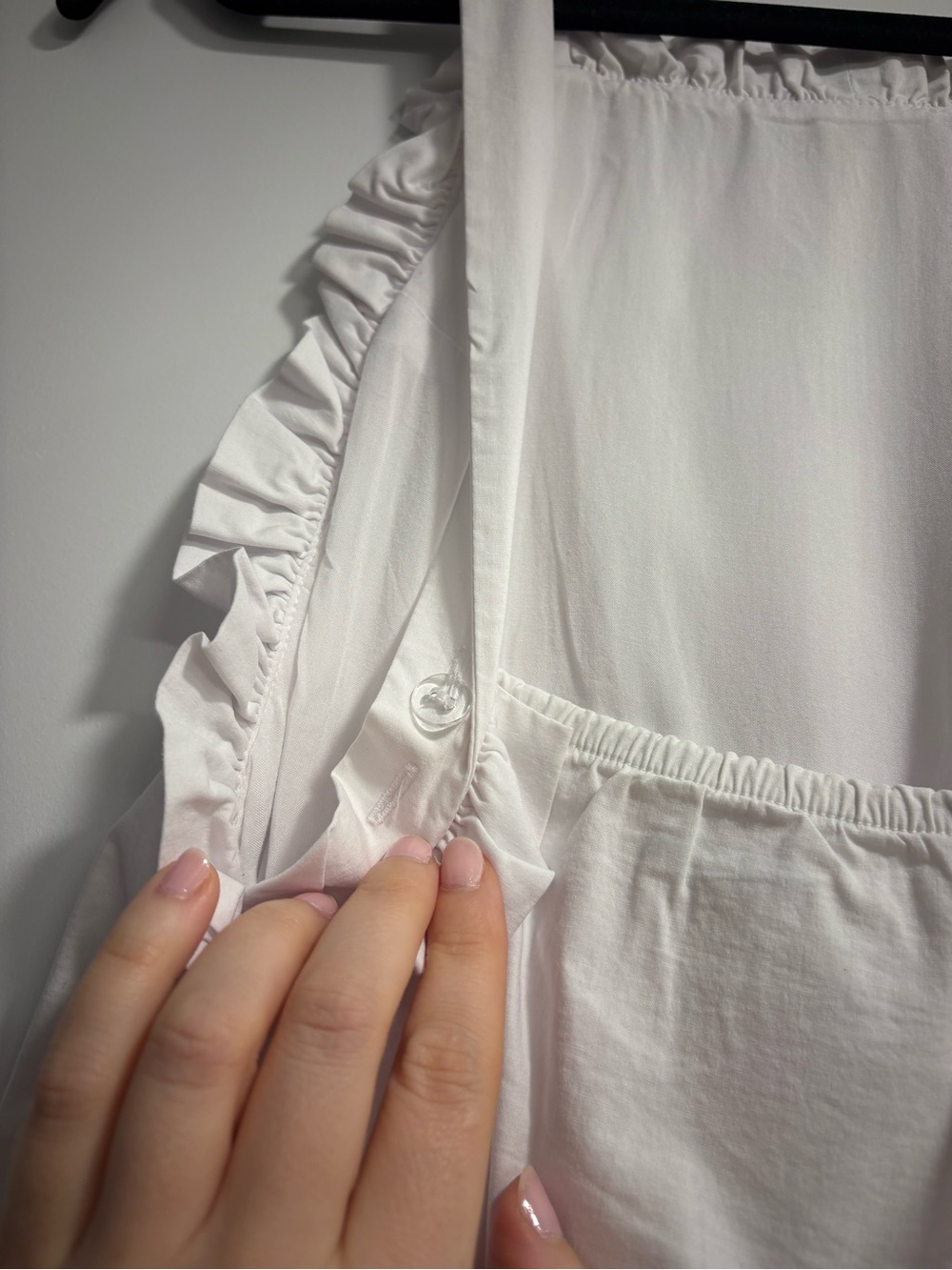 Mini White Summer Dress - Picture 3 of 8